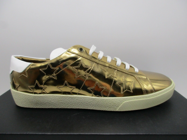 Giày Saint Laurent YSL Mens SL06 Low Top Star Sneakers 472389-AALA0-8262 - Ảnh 5