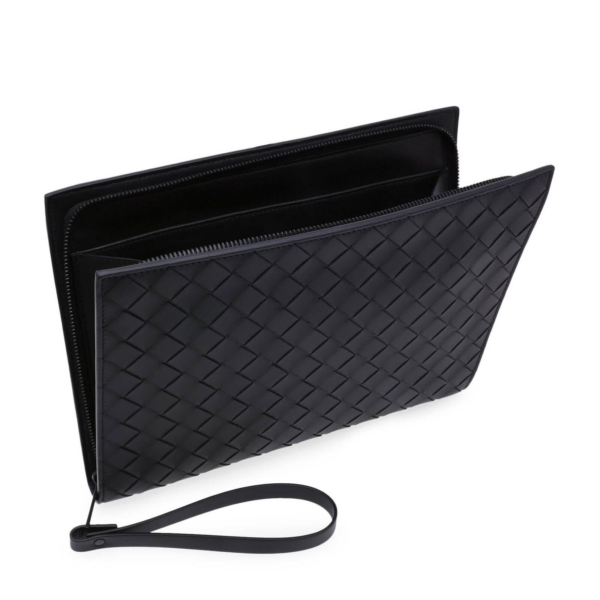 Túi Bottega Veneta Men's Small 'Black Leather' 601056-VCPQ1-8984 - Ảnh 3