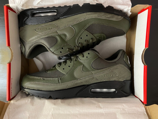 Giay Nike Air Max 90 'Cargo Khaki Reflective' DZ4504-300