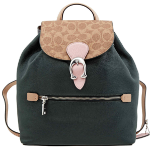 Túi Coach Signature Evie Backpack 'Dark Green' 4149-LHQ64