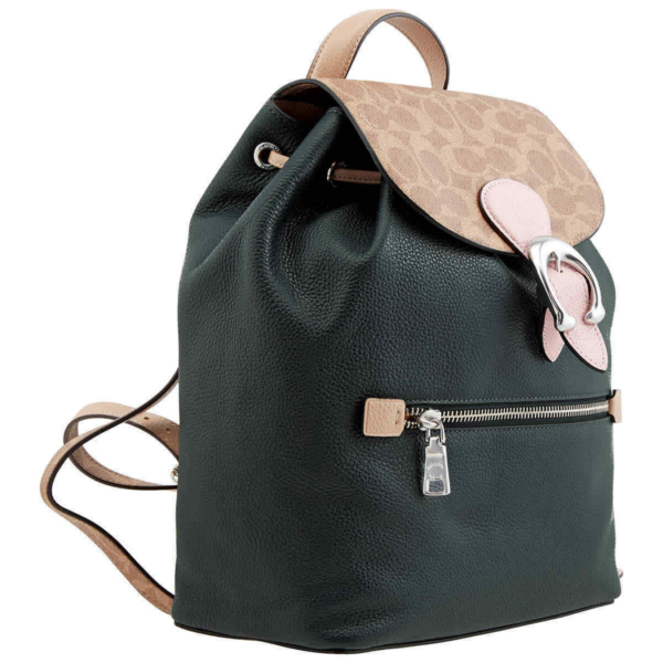 Túi Coach Signature Evie Backpack 'Dark Green' 4149-LHQ64 - Ảnh 2