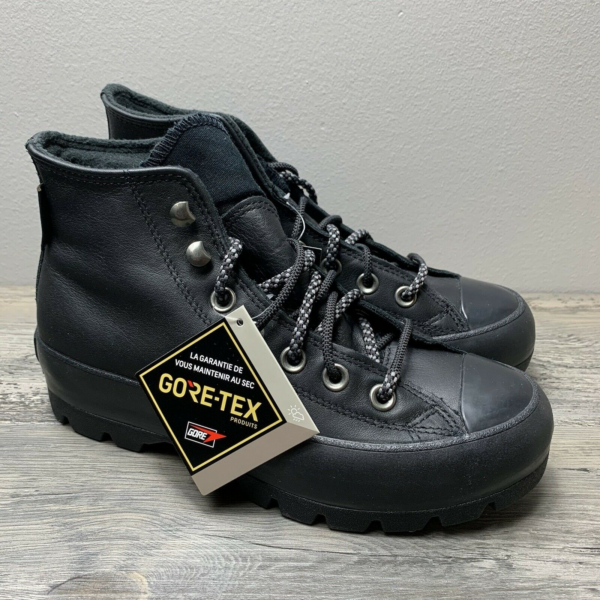 Giày Converse Wmns Chuck Taylor All Star Lugged Winter High GTX 'Black' 566155C - Ảnh 4