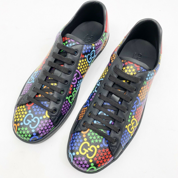 Giày Gucci Ace GG Supreme Low 'Psychedelic Black' 610085-H2020-1110 - Ảnh 3