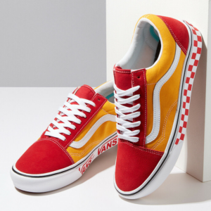 Alternative view of Giày Vans ComfyCush Old Skool 'Tape Mix Red Cadmium' VN0A3WMAWX4