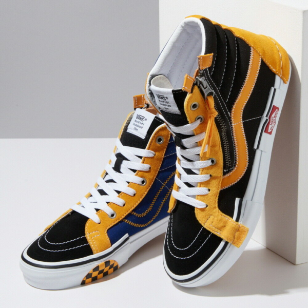 Giày Vans SK8-Hi Reissue CAP Skate 'Black' VN0A3WM15FG - Ảnh 4