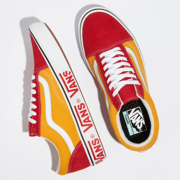 Giày Vans ComfyCush Old Skool 'Tape Mix Red Cadmium' VN0A3WMAWX4 - Ảnh 3
