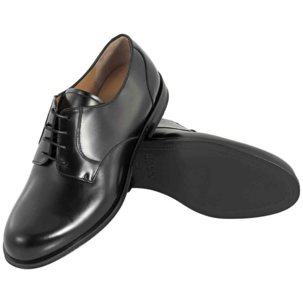 Giày Bally Fridom Leather Derby 'Black' 6231300 - Ảnh 2