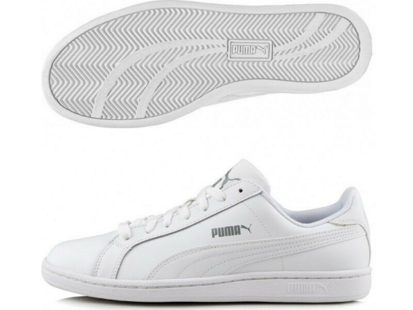 Giày Puma Classic Retro Smash L White Trainers 356722-02 - Ảnh 8