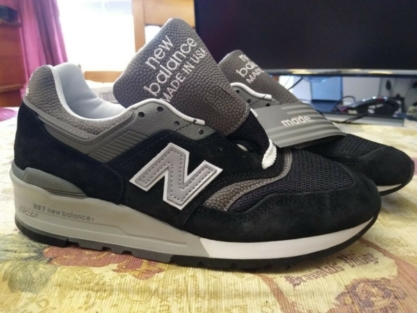 Giày New Balance 997 Made In USA 'Black' M997BK - Ảnh 8