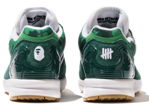 Giày Adidas BAPE x Undefeated x ZX 8000 'A ZX Series Green Camo' FY8851 - Ảnh 6