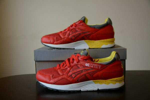 Giày Asics Gel Lyte 5 'Fiery Red' H415N-2301 - Ảnh 5