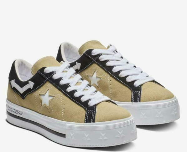 Giày Converse One Star Platform Low MadeMe Brown 563731C - Ảnh 3