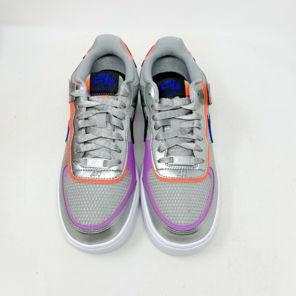 Giày Nike Wmns Air Force 1 Shadow 'Metallic Silver' CW6030-001 - Ảnh 4