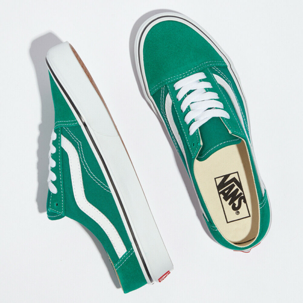 Giày Vans Old Skool Mule Suede 'Green' VN0A3MUS06A - Ảnh 3