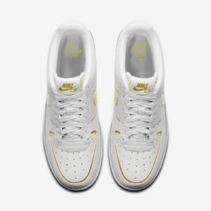 Giay Nike Air Force 1 Low CR7 Ronaldo White Gold Premium DN2501-991