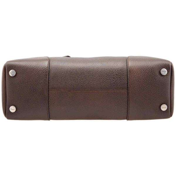 Túi Salvatore Ferragamo Leather Business Bag 'Brown' 24A166-719748 - Ảnh 5
