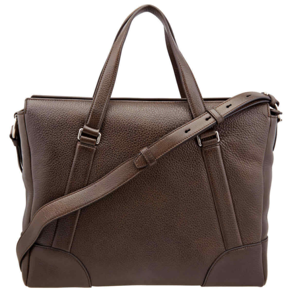 Túi Salvatore Ferragamo Leather Business Bag 'Brown' 24A166-719748 - Ảnh 2