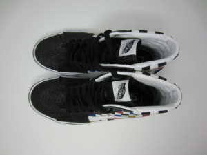 Giay Vans Sk8-Hi 'Glitter Checkerboard' VN0A4BV6V3P