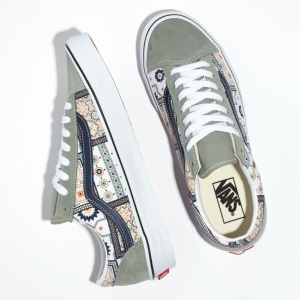 Giày Vans Moroccan Tile Style 36 Skate 'Seagrass' VN0A54F6688 - Ảnh 7