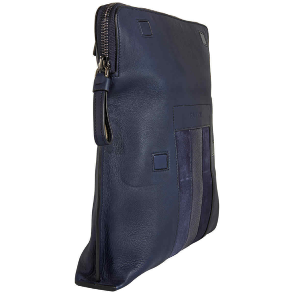 Túi Bally Benjy Leather 'Navy' 6218269 - Ảnh 6