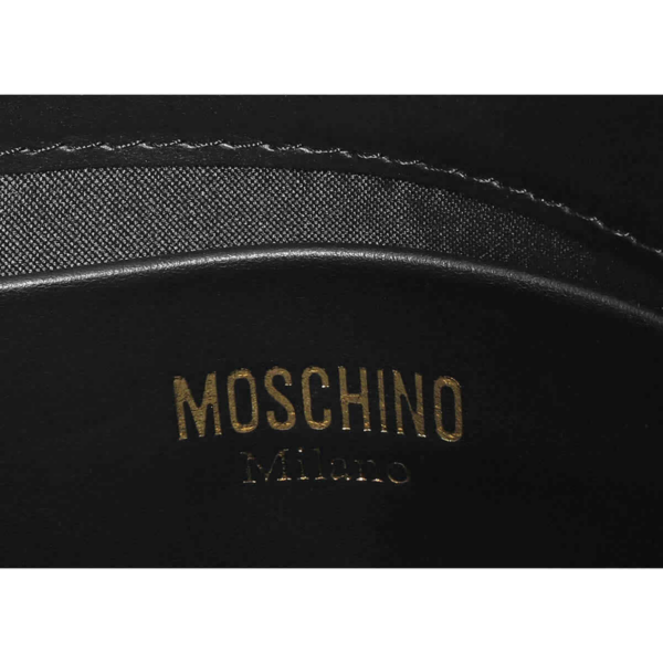 Túi Moschino Ladies 'Black Leather' A-8417-8001-4555 - Ảnh 3
