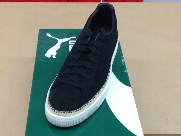 Giày Puma Suede Trim PRM 'Black' 369992-01 - Ảnh 4