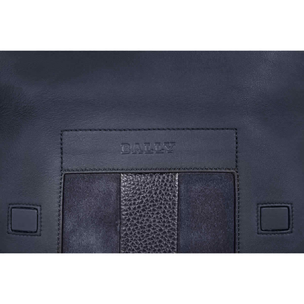 Túi Bally Benjy Leather 'Navy' 6218269 - Ảnh 2