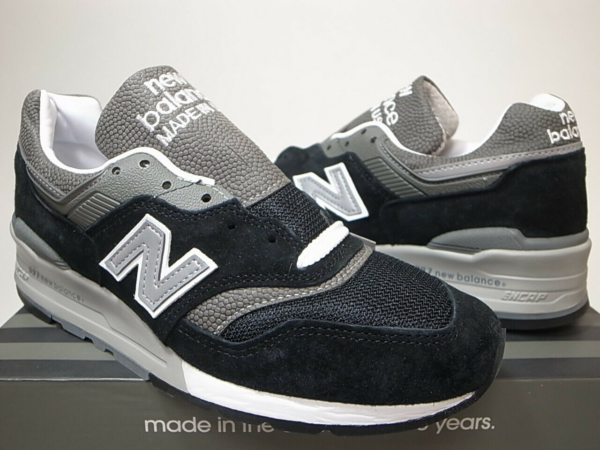 Giày New Balance 997 Made In USA 'Black' M997BK - Ảnh 7