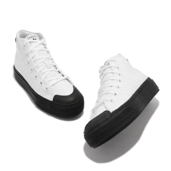 Giày Adidas Wmns Nizza RF Platform Mid 'White Black' FY7606 - Ảnh 3