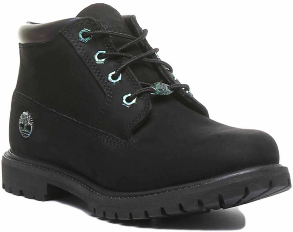 Giày Timberland Nellie Iridescent Chukka Lace Up Boot In Black A24KH - Ảnh 2
