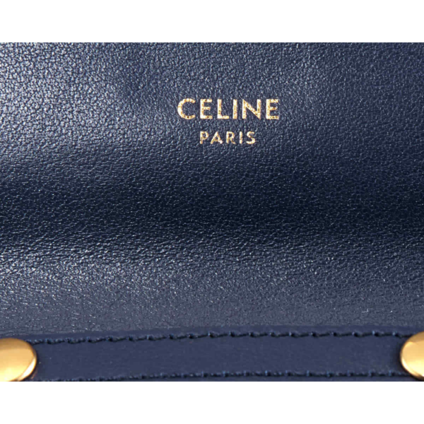 Túi Celine C iPhone X and XS Clutch 'Dark Blue' 10C543BLJ-07BF - Ảnh 6