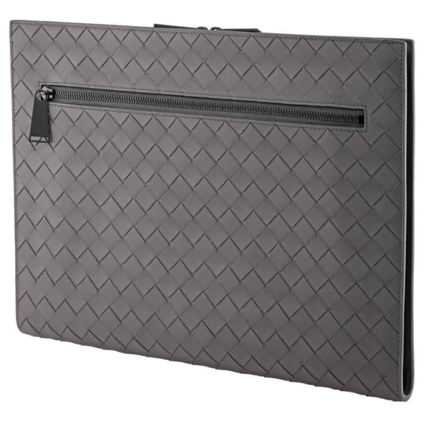 Ví Bottega Veneta Woven Clutch Document Case 'Dark Brown' 493190-V4651-2006 - Ảnh 6