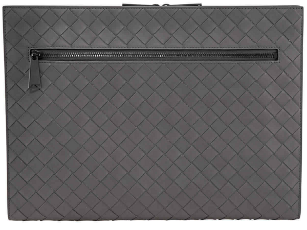 Ví Bottega Veneta Woven Clutch Document Case 'Dark Brown' 493190-V4651-2006