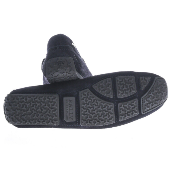 Giày Bally Suede Pearce Driver Moccasins 'Navy' 6206908 - Ảnh 3