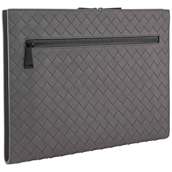 Ví Bottega Veneta Woven Clutch Document Case 'Dark Brown' 493190-V4651-2006 - Ảnh 5