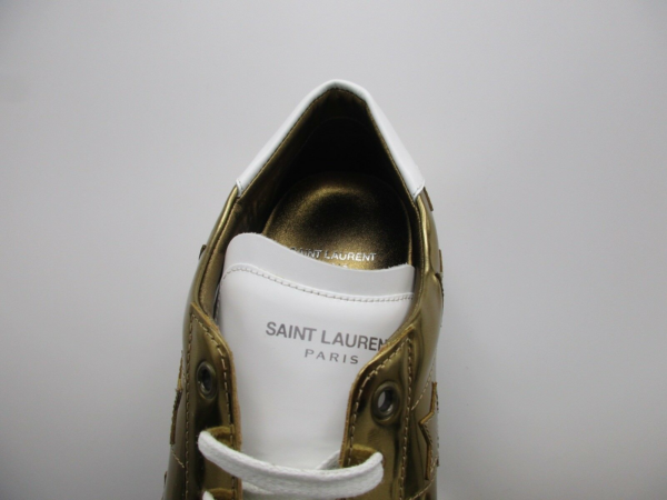 Giày Saint Laurent YSL Mens SL06 Low Top Star Sneakers 472389-AALA0-8262 - Ảnh 9