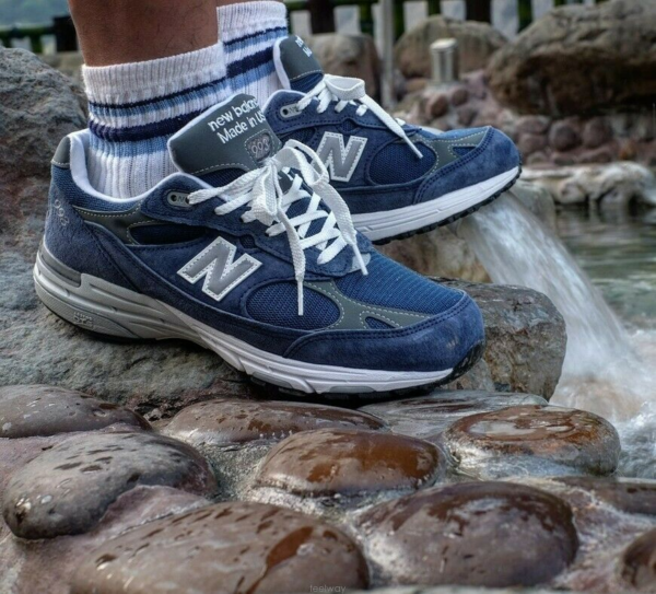 Giày New Balance 993 Made in USA 'Indigo' MR993VI - Ảnh 3