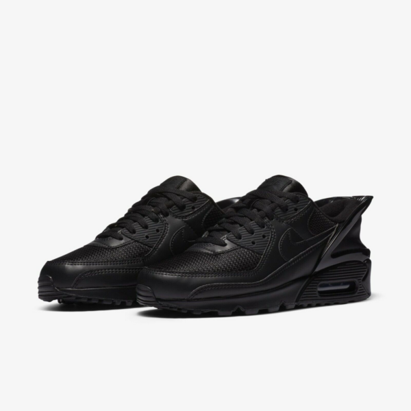 Giày Nike Air Max 90 Flyease 'Triple Black' CZ4270-002 - Ảnh 8