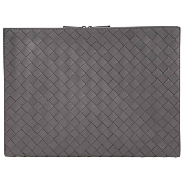 Ví Bottega Veneta Woven Clutch Document Case 'Dark Brown' 493190-V4651-2006 - Ảnh 2