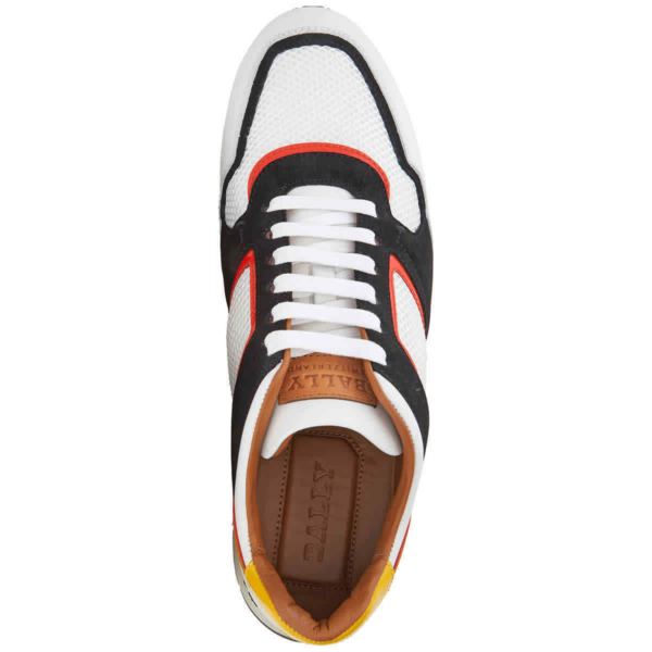 Giày Bally Astreo Leather And Mesh Running Sneakers 'White' 6220430 - Ảnh 3