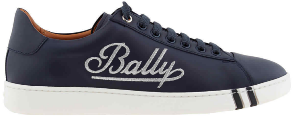 Giày Bally Wilson Leather Low-top Sneakers 'Ink' 6223141