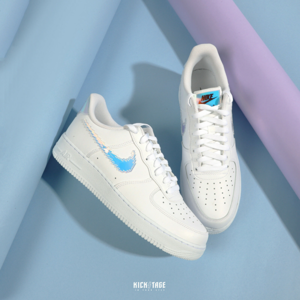 Giày Nike Air Force 1 Low 'Iridescent Pixel White' CV1699-100 - Ảnh 6