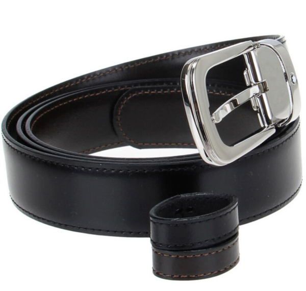 Dây Lưng Montblanc Contemporary Line Men's Reversible Leather Belt 106603 - Ảnh 2