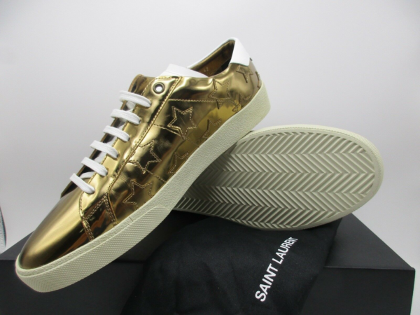 Giày Saint Laurent YSL Mens SL06 Low Top Star Sneakers 472389-AALA0-8262 - Ảnh 7
