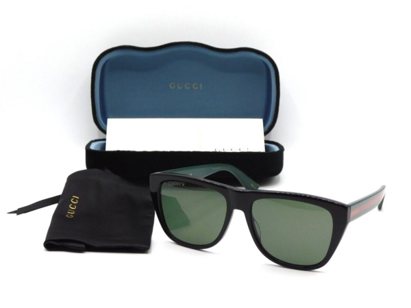 Kính Gucci Square Men's Sunglasses 'Green' GG0926S-006-57 - Ảnh 3