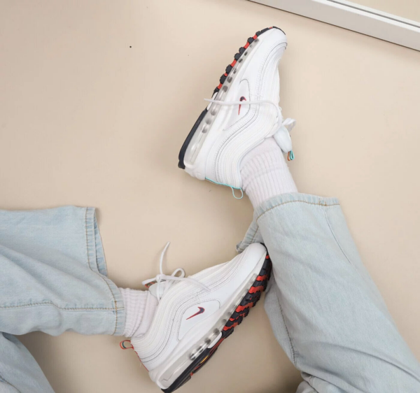 Giày Nike Air Max 97 ‘White Multicolor’ DH1592-100 - Ảnh 2