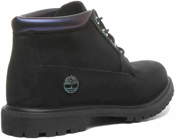 Giày Timberland Nellie Iridescent Chukka Lace Up Boot In Black A24KH - Ảnh 4
