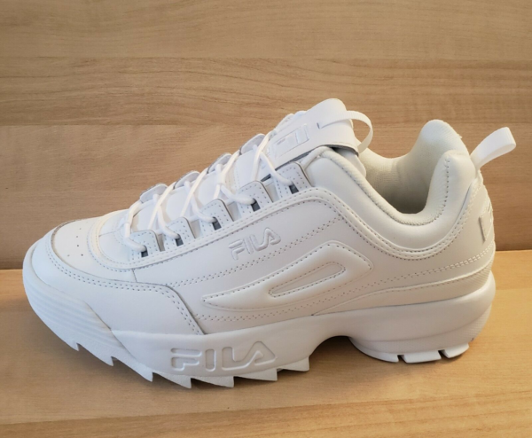 Giày Fila Disruptor 2 Premium 'Triple White' 1FM00139-100 - Ảnh 5