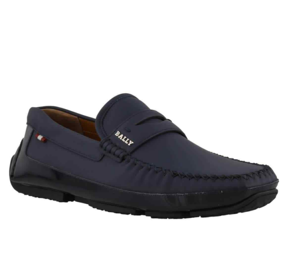 Giày Bally Pintos Leather Loafers 'Ink' 6222972 - Ảnh 2