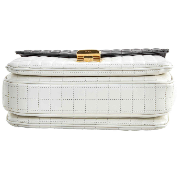 Túi Celine Medium C In Quilted Calfskin 'Black White' 187253BFD-01WB - Ảnh 6